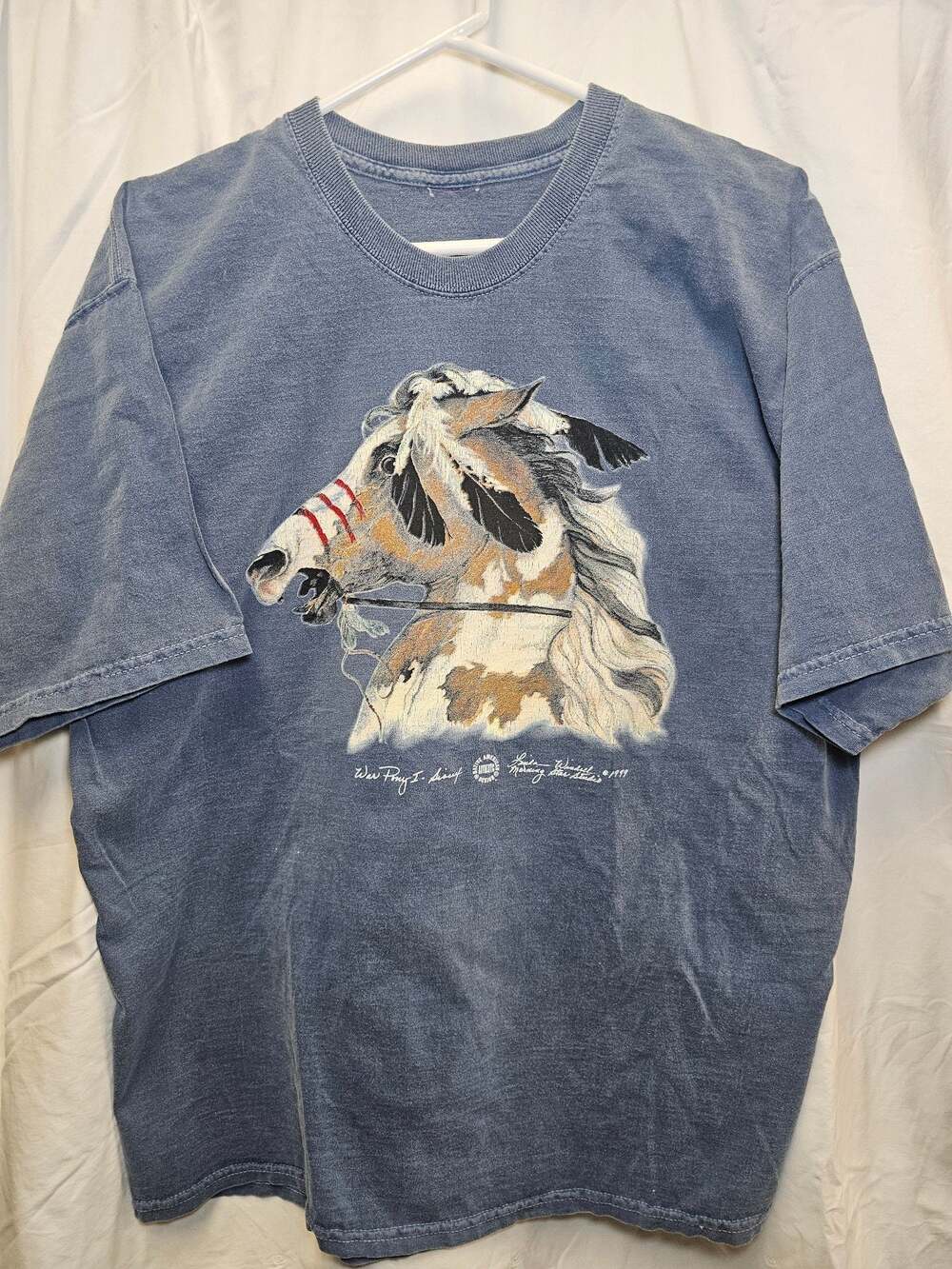 Vintage 1999 Morning Star Studios War Pony Sioux T-Shirt XL